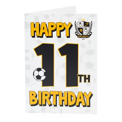 11th Birthday Card